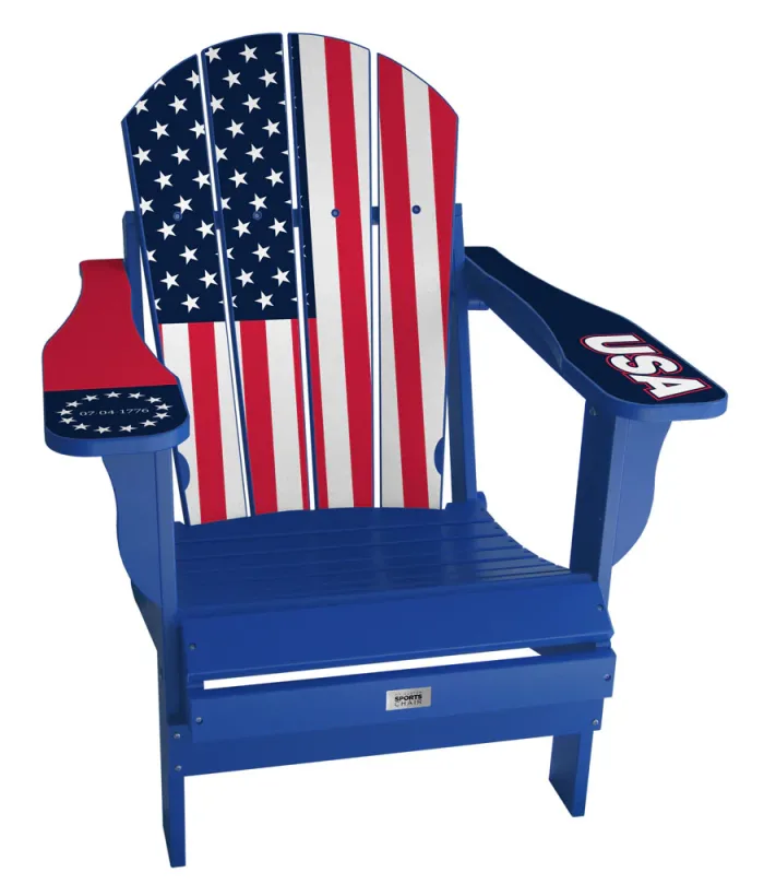 USA Flag Chair - Image 2