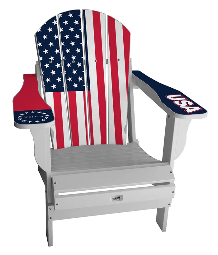 USA Flag Chair - Image 3